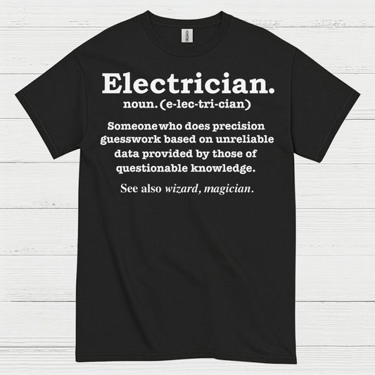Electrician Definition Funny T Shirt
