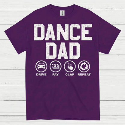 Dance Dad Drive Pay Repeat T Shirt