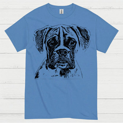 Sketch Style Boxer Dog T Shirt