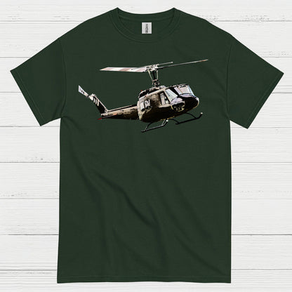 UH-1 Huey Classic Military Helicopter T Shirt