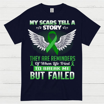 My Scars Tell A Story Strength Awareness T Shirt