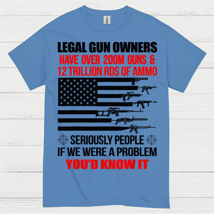 Legal Gun Owners Patriotic Second Amendment T Shirt