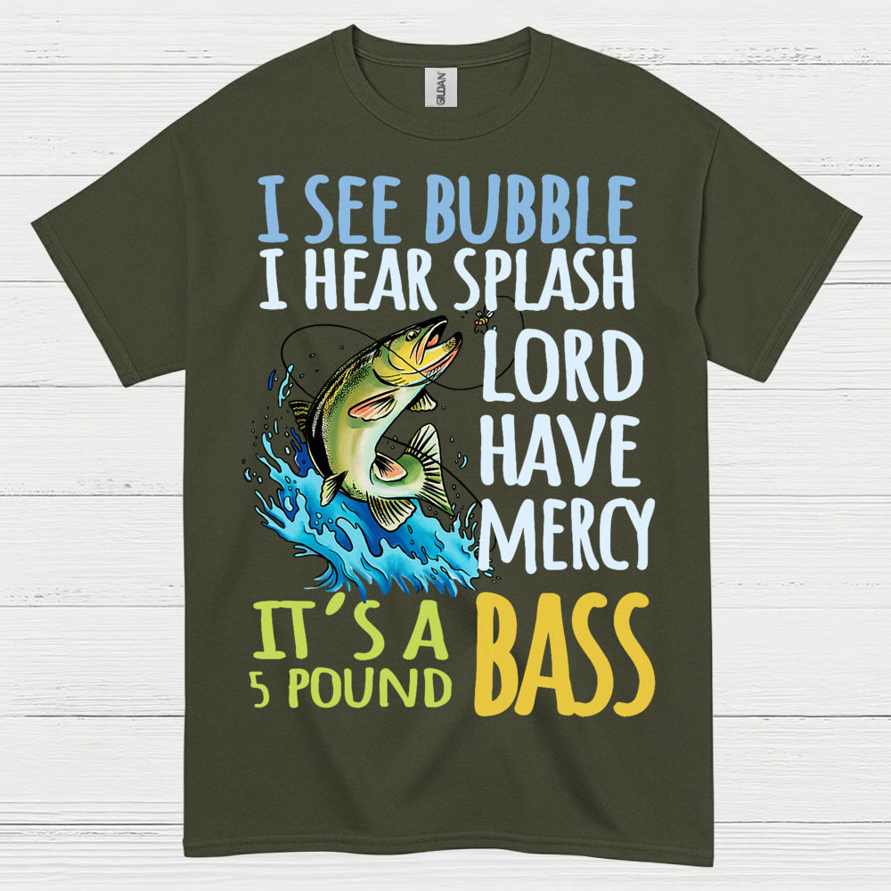 5 Pound Bass Fishing T Shirt