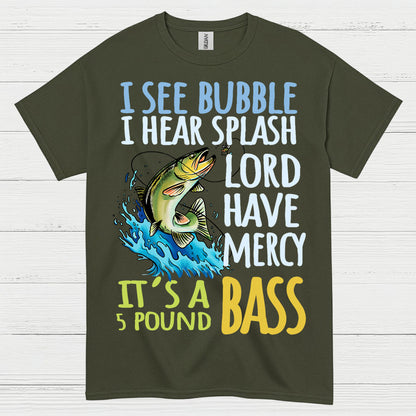 5 Pound Bass Fishing T Shirt