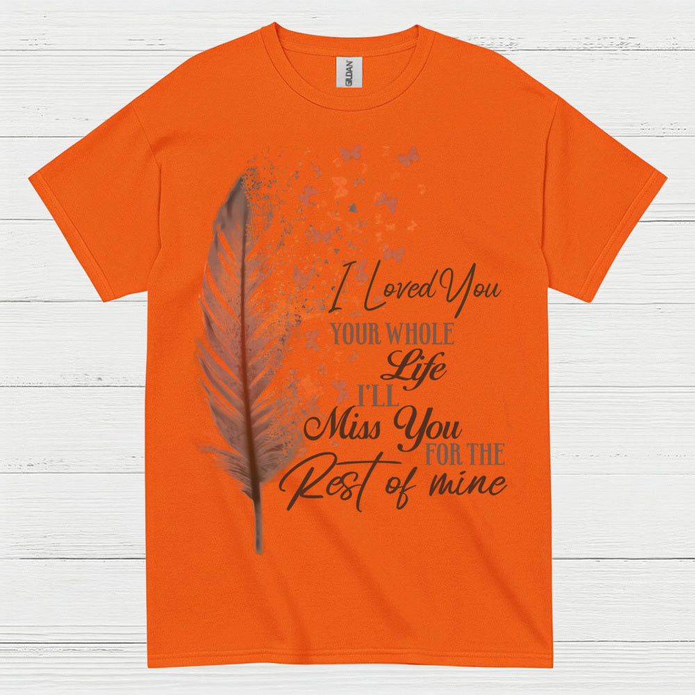 Forever In My Heart Memorial Feather T-Shirt