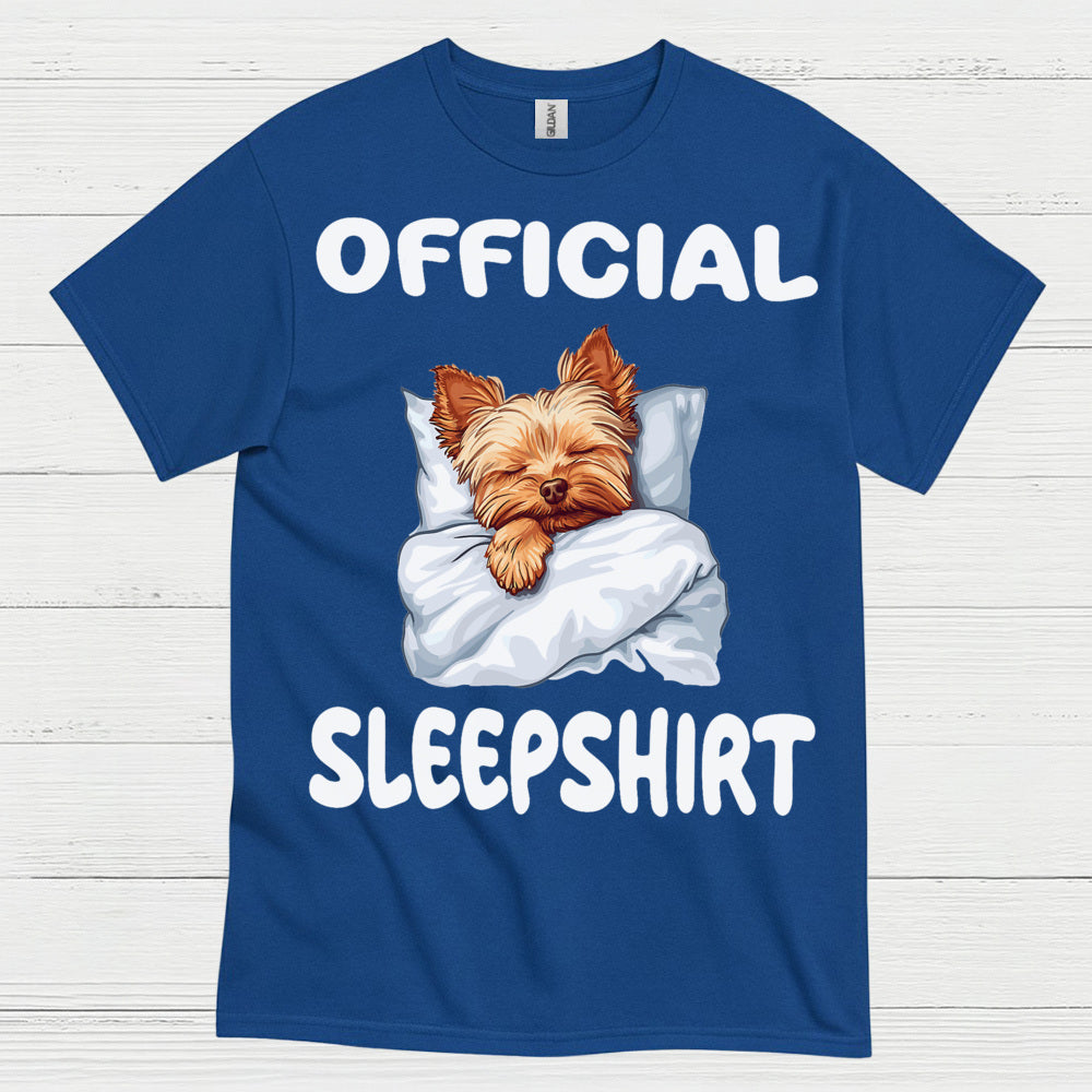Official Sleep Shirt Funny Dog T Shirt