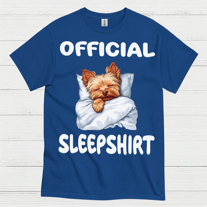 Official Sleep Shirt Funny Dog T Shirt