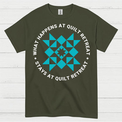 Quilt Retreat Rules Humor T Shirt