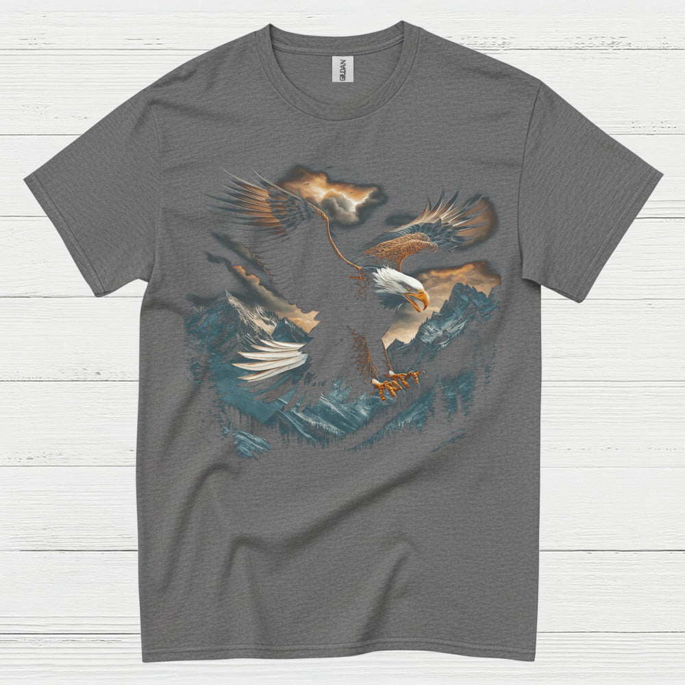 American Bald Eagle Freedom Pride Wilderness T Shirt