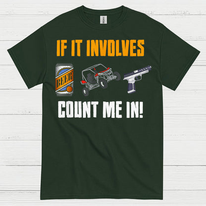 If It Involves Beer And Guns T Shirt