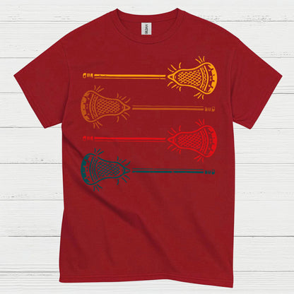 Vintage Lacrosse Sticks Retro T Shirt