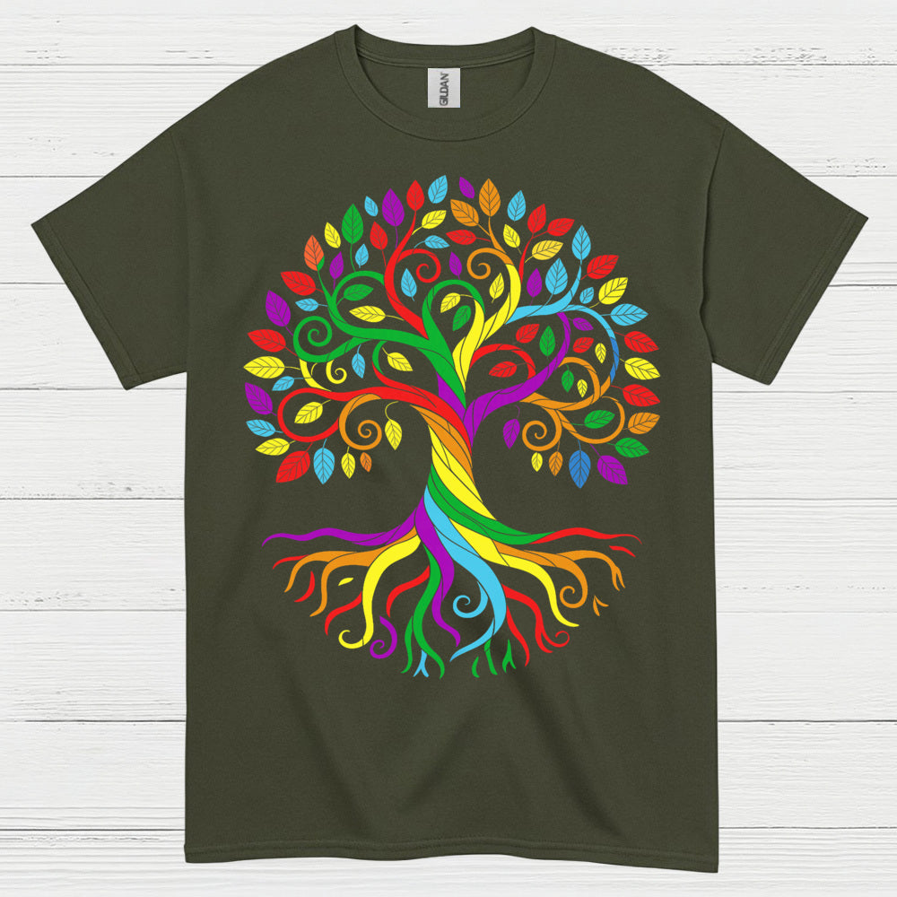 Pride Roots Of Life Tree T Shirt