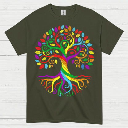Pride Roots Of Life Tree T Shirt