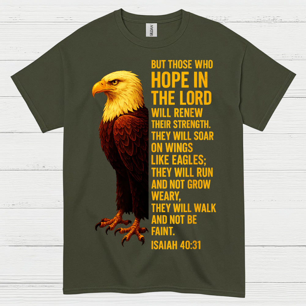 Hope In The Lord Christian Eagle Faith T Shirt