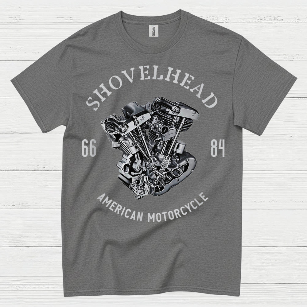 Shovelhead American Motorcycle Engine T Shirt