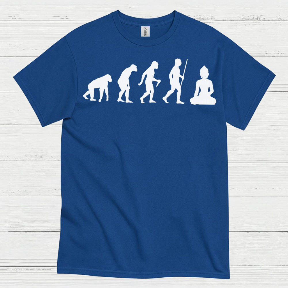 Evolution To Meditation Zen T Shirt