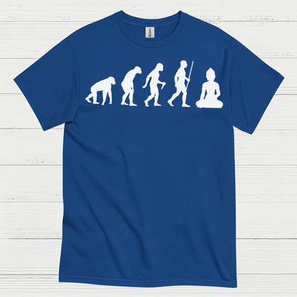 Evolution To Meditation Zen T Shirt