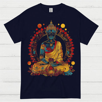 Serene Buddha Meditation Art T Shirt