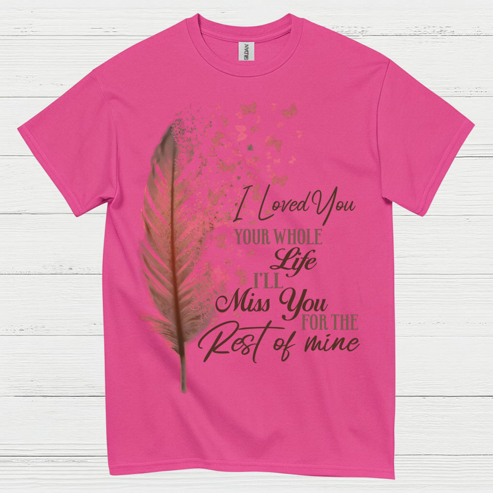 Forever In My Heart Memorial Feather T-Shirt