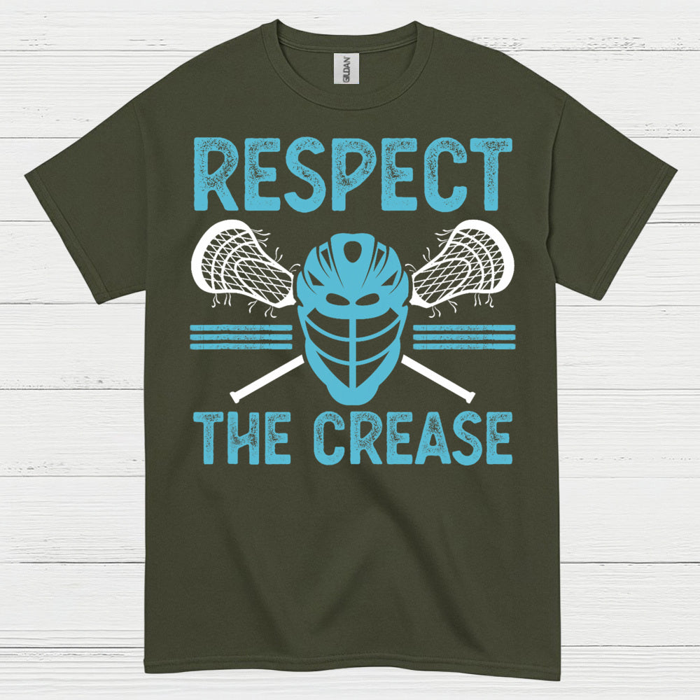 Respect The Crease Lacrosse T Shirt
