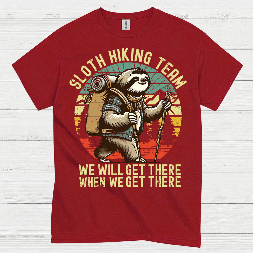 Sloth Hiking Team Adventure Sloth T Shirt