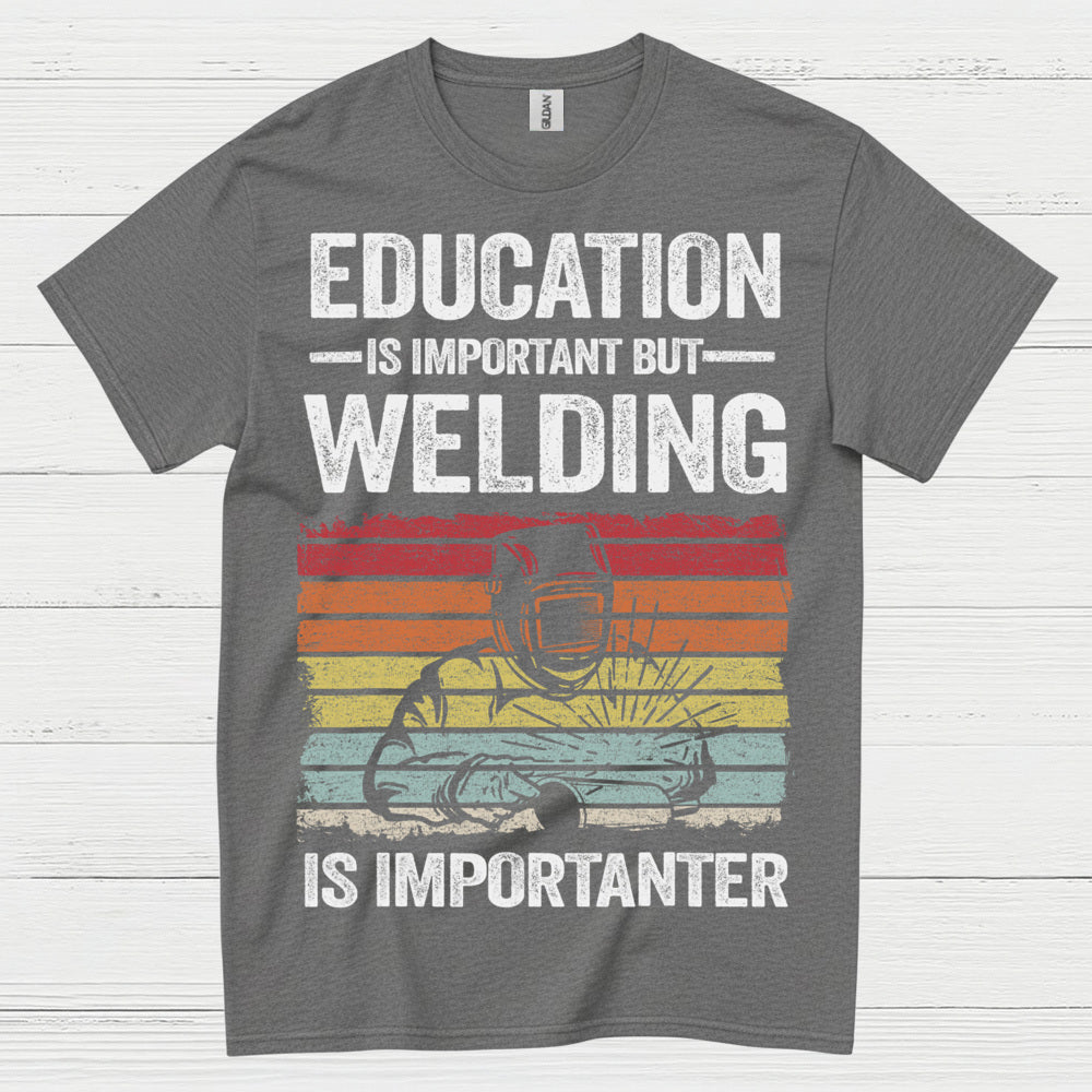 On Fire Welder Humor T Shirt