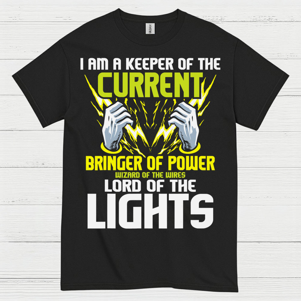 Keeper Of The Current Electrician T Shirt