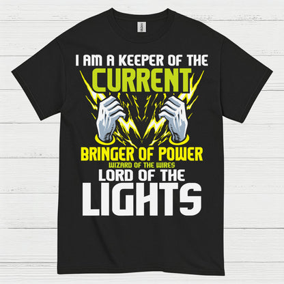 Keeper Of The Current Electrician T Shirt