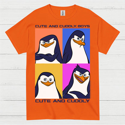Cute And Cuddly Penguin Graphic T Shirt