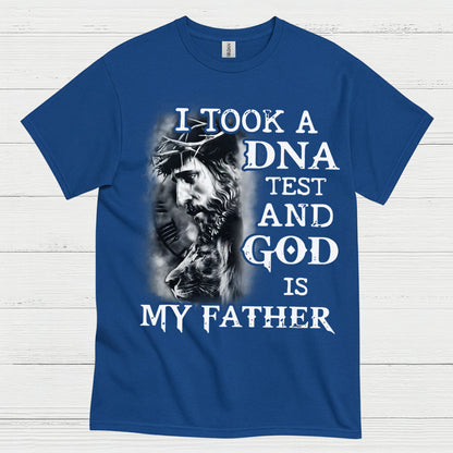 God Is My Father DNA Test Christian T Shirt