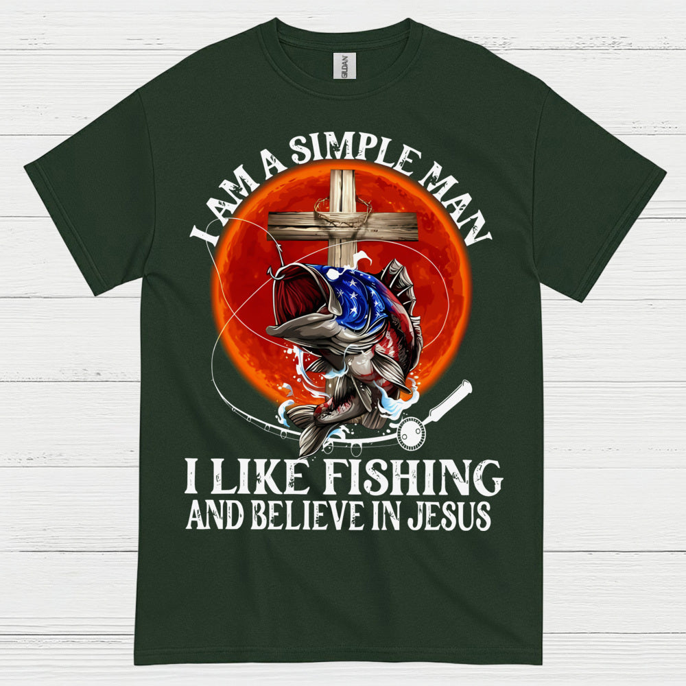 I Like Fishing And Believe In Jesus T Shirt