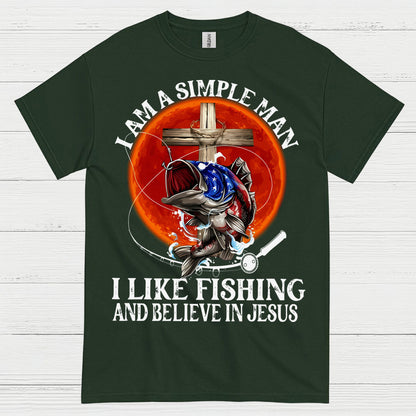 I Like Fishing And Believe In Jesus T Shirt