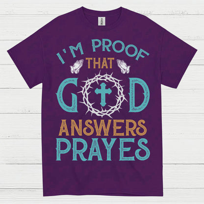 God Answers Prayers Christian T Shirt