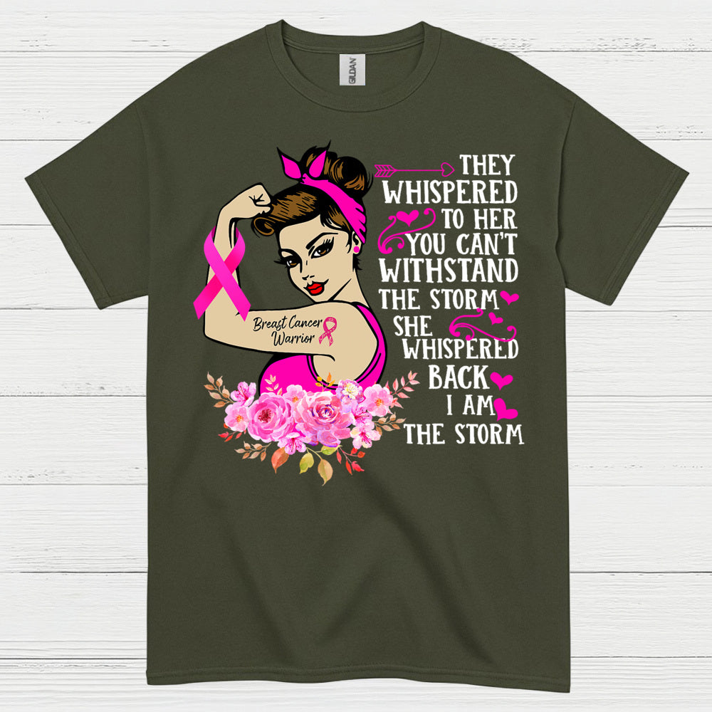 Breast Cancer Warrior Strong Woman T Shirt