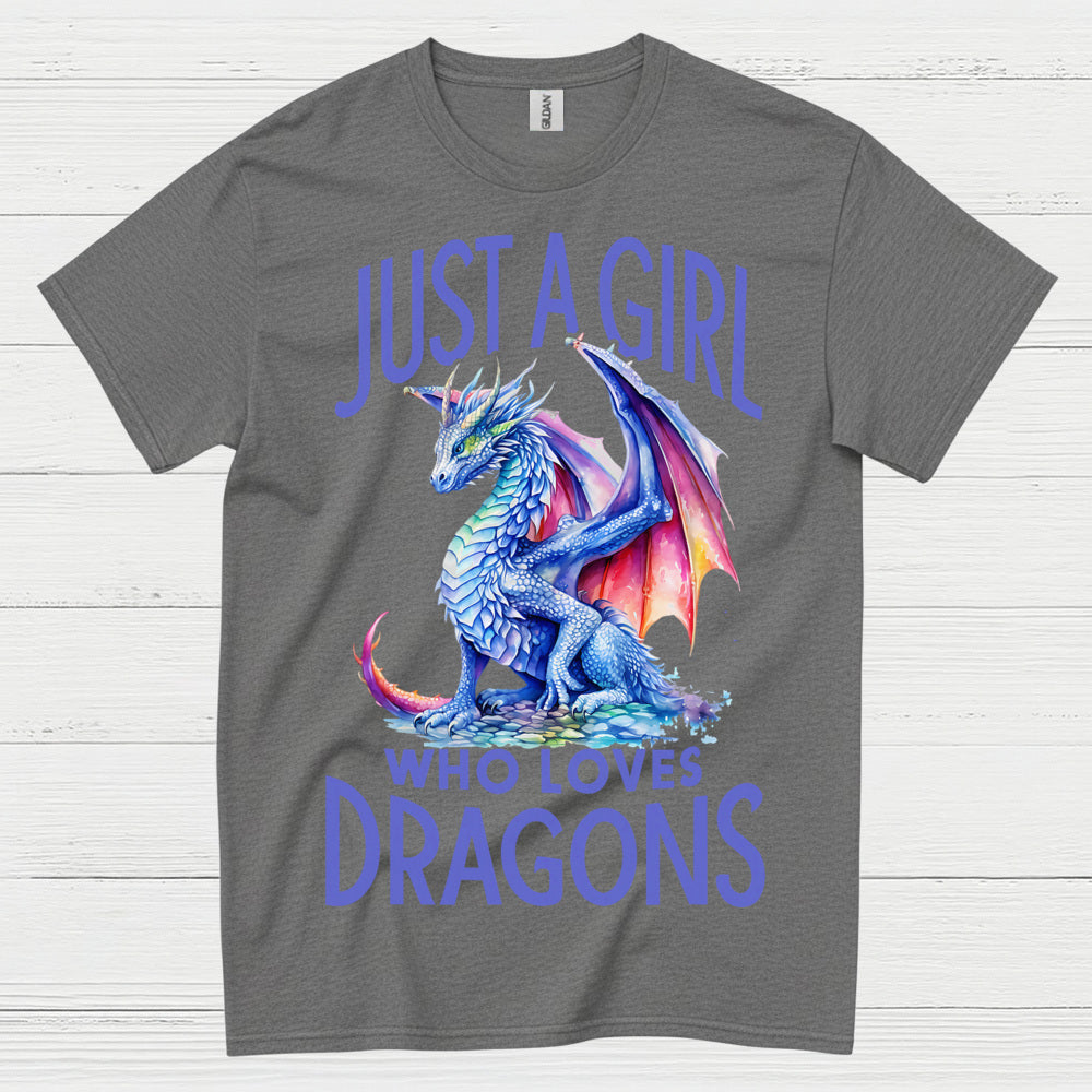 Just A Girl Who Loves Dragons T Shirt