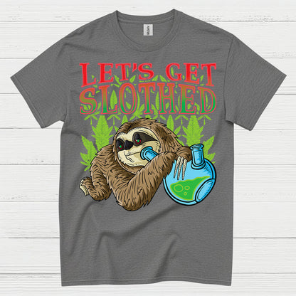 Lets Get Slothed Funny Sloth T Shirt