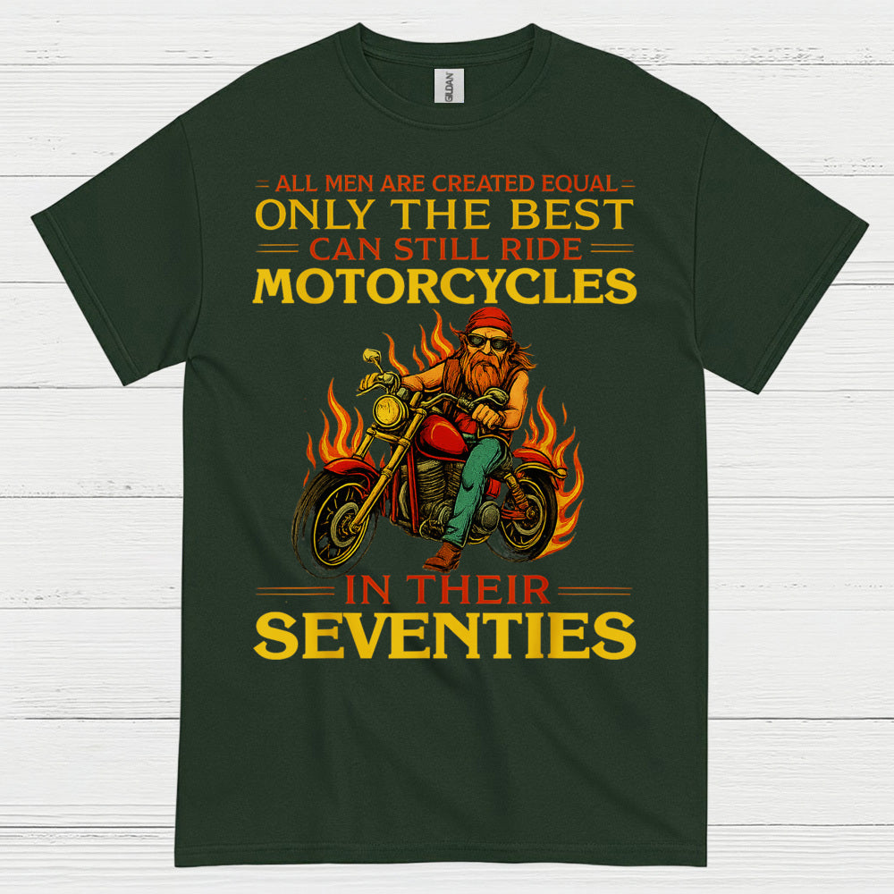 Only The Best Ride Motorcycles Seventies T Shirt