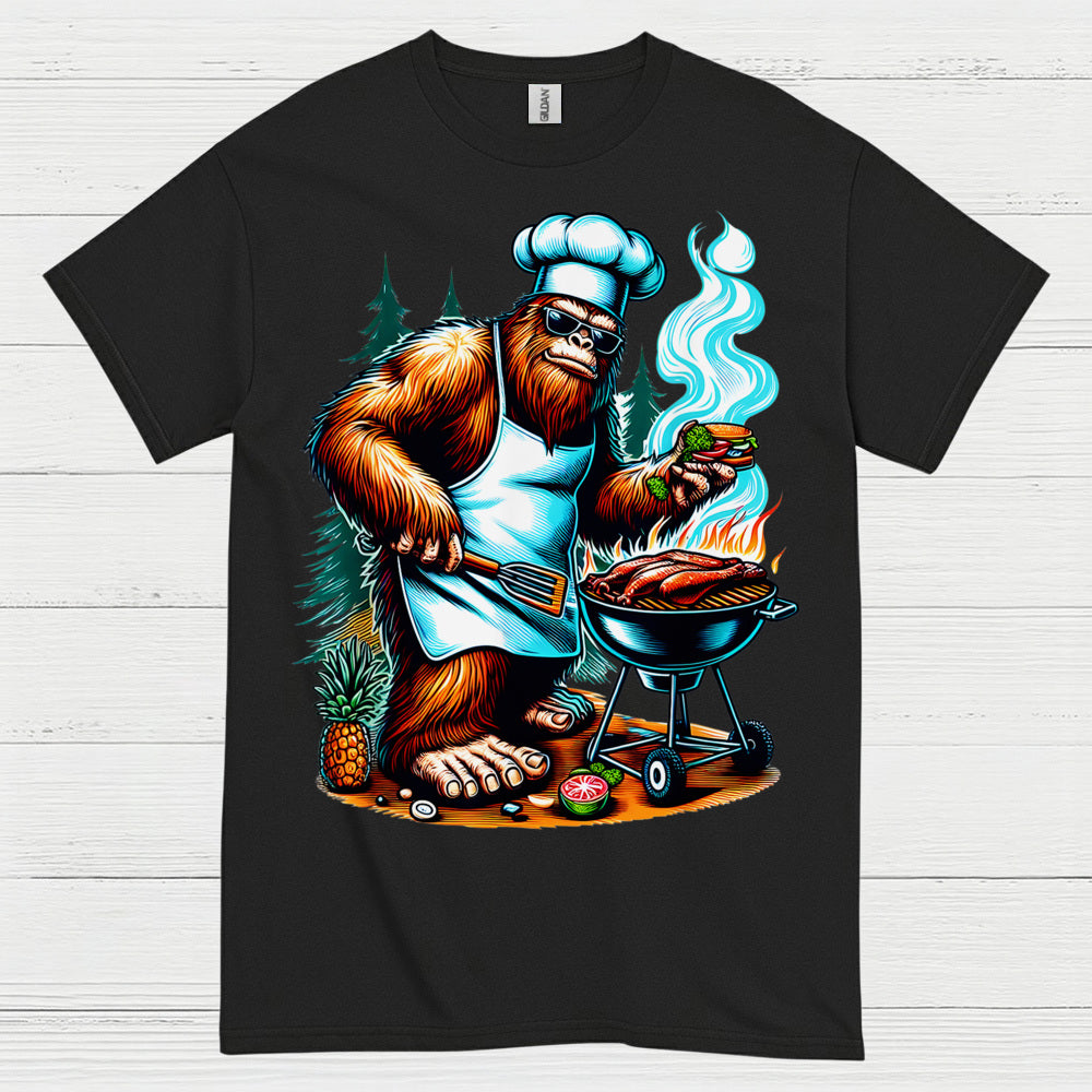 Bigfoot BBQ Grilling T Shirt