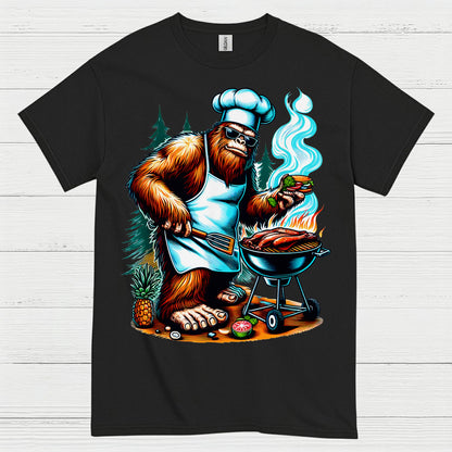 Bigfoot BBQ Grilling T Shirt