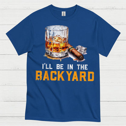 Backyard Whiskey Cigar Time T Shirt