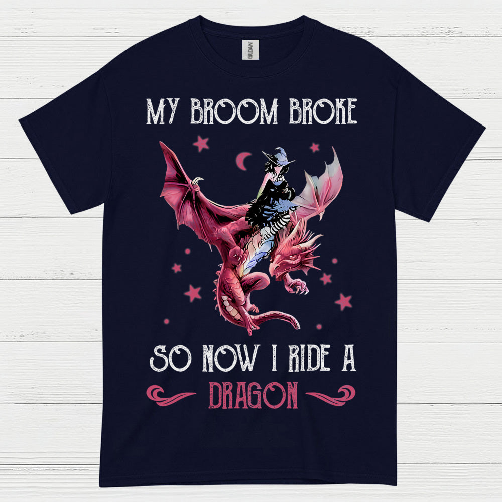 Witch Ride Dragon T Shirt