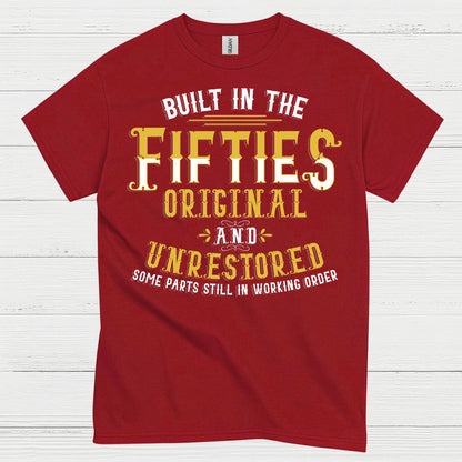 Built in the Fifties Vintage Quote T Shirt