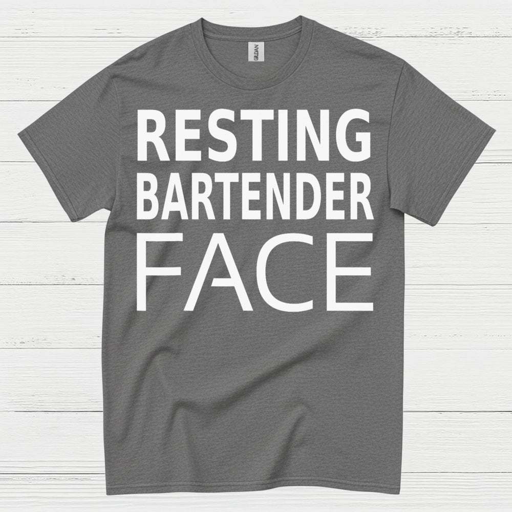 Resting Bartender Face Humor T Shirt