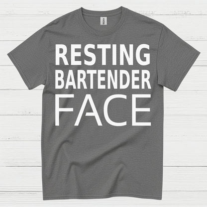 Resting Bartender Face Humor T Shirt