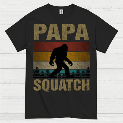 Papa Squatch Bigfoot T Shirt