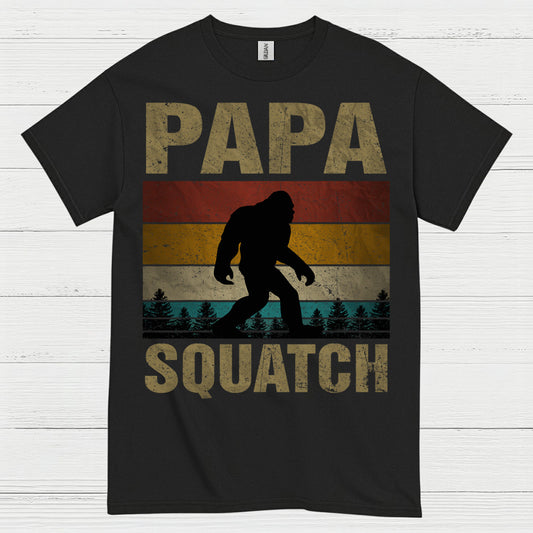 Papa Squatch Bigfoot T Shirt