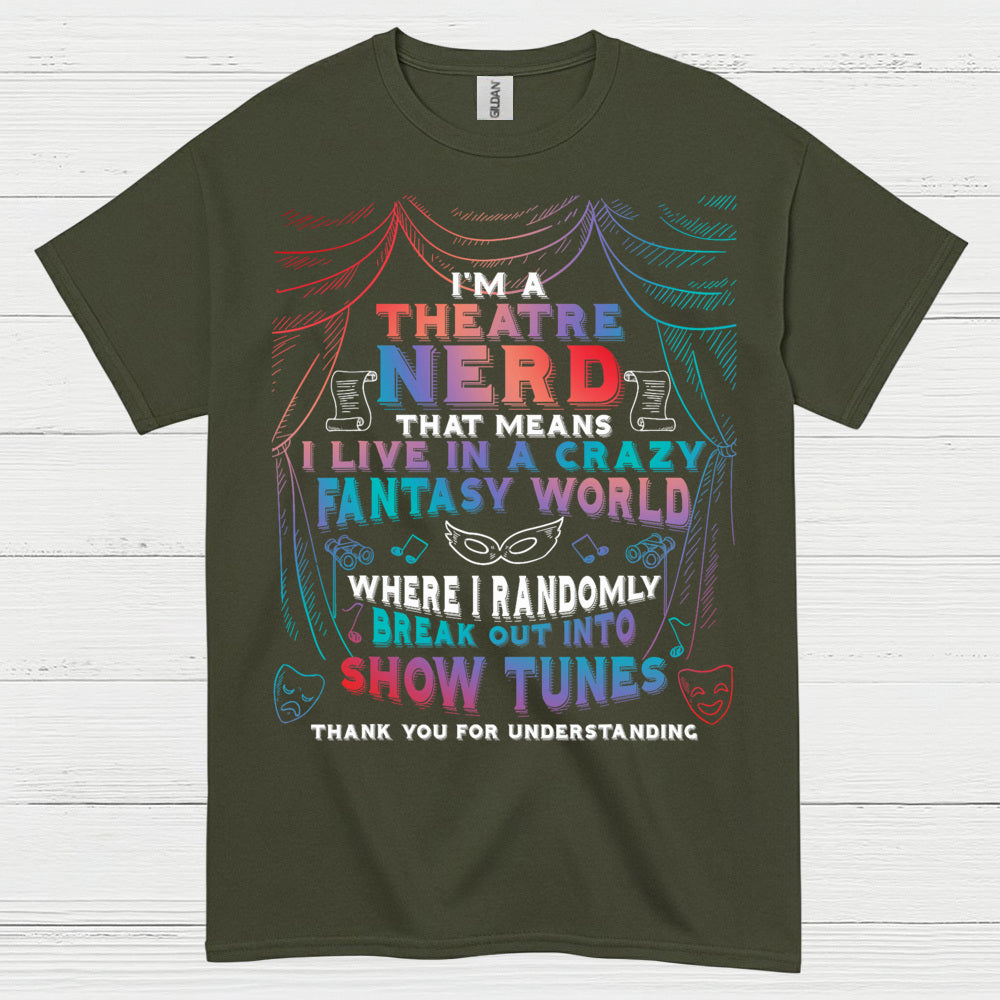 Theatre Nerd Fantasy World T Shirt
