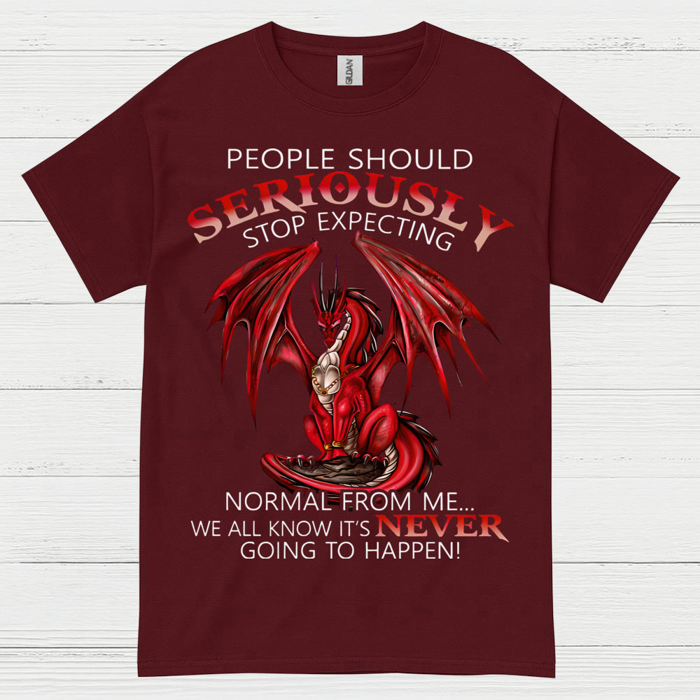 Stop Expecting Normal Dragon T Shirt