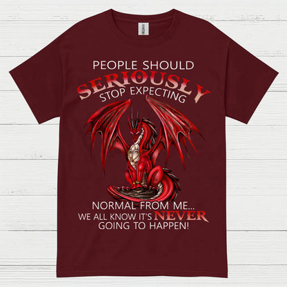 Stop Expecting Normal Dragon T Shirt