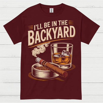 Backyard Nights Cigar And Whiskey T Shirt